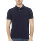 Blue Cotton Men Polo - SEHABRANDS