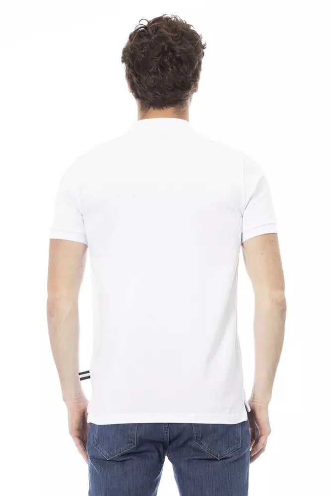 White Cotton Men Polo - SEHABRANDS