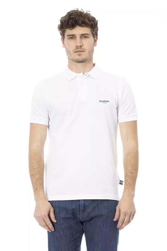 White Cotton Men Polo - SEHABRANDS