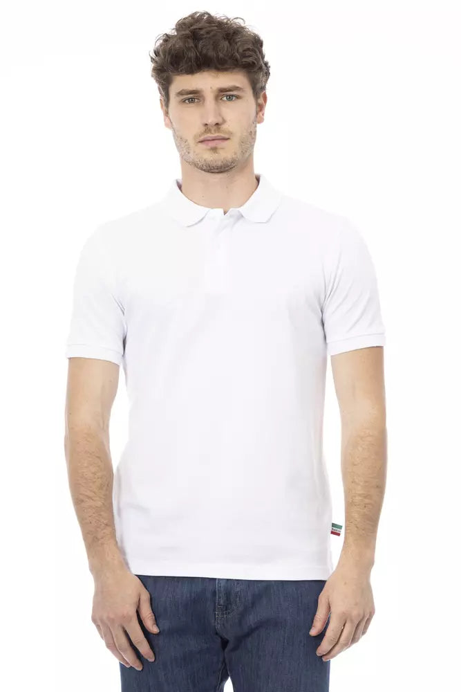 White Cotton Men Polo - SEHABRANDS