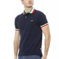 Blue Cotton Men Polo - SEHABRANDS