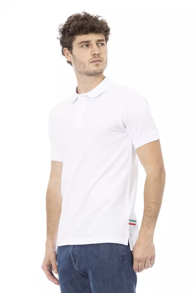 White Cotton Men Polo - SEHABRANDS