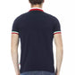 Blue Cotton Men Polo - SEHABRANDS