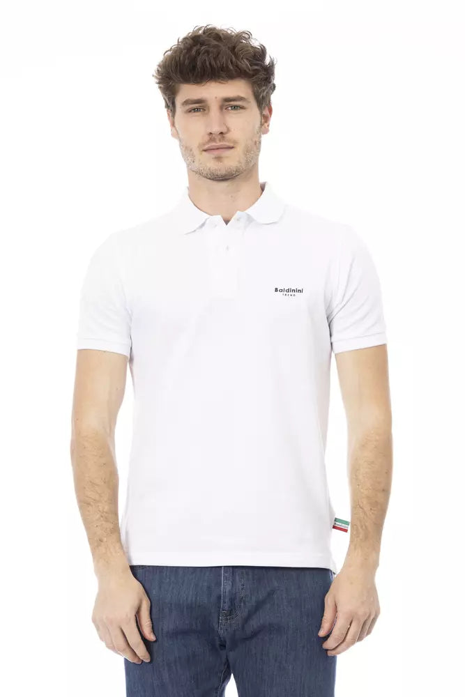 White Cotton Men Polo - SEHABRANDS