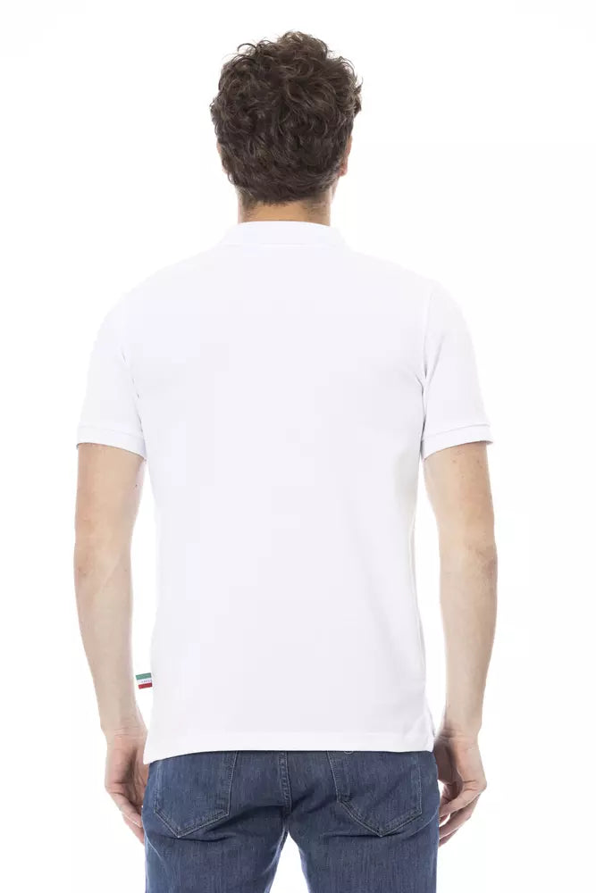 White Cotton Men Polo - SEHABRANDS