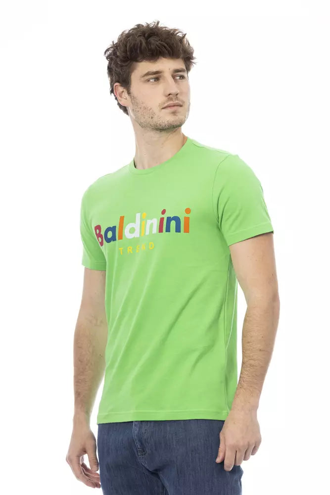 Green Cotton Men T-Shirt - SEHABRANDS