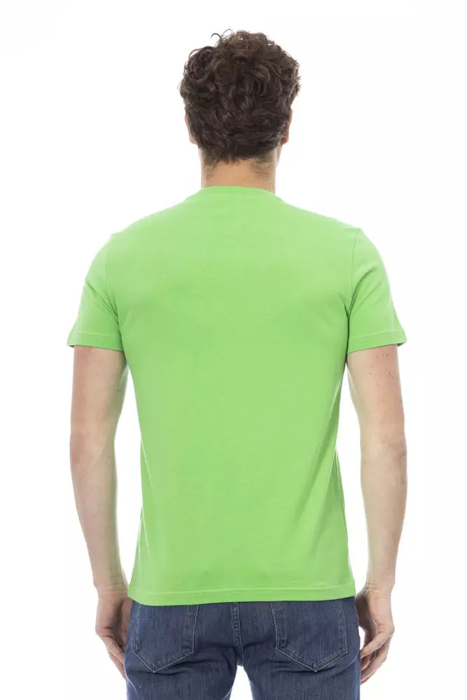 Green Cotton Men T-Shirt - SEHABRANDS