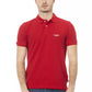 Red Cotton Men Polo - SEHABRANDS