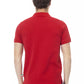 Red Cotton Men Polo - SEHABRANDS