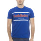 Blue Cotton Men T-Shirt - SEHABRANDS