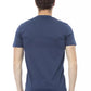 Blue Cotton Men T-Shirt - SEHABRANDS