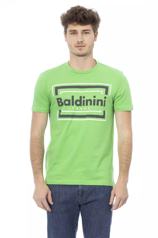 Green Cotton Men T-Shirt - SEHABRANDS