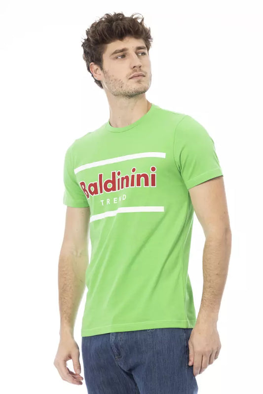 Green Cotton Men T-Shirt - SEHABRANDS