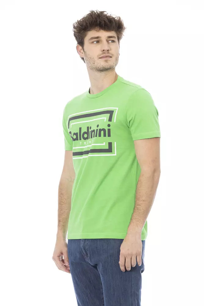 Green Cotton Men T-Shirt - SEHABRANDS