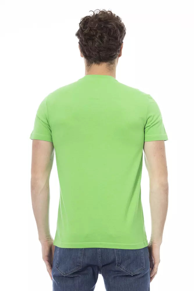 Green Cotton Men T-Shirt - SEHABRANDS