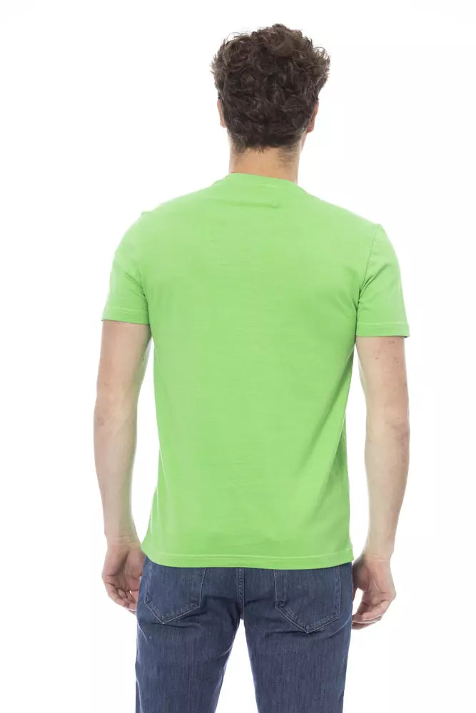 Green Cotton Men T-Shirt - SEHABRANDS