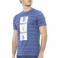 Blue Cotton Men T-Shirt - SEHABRANDS