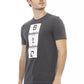 Gray Cotton Men T-Shirt - SEHABRANDS