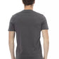 Gray Cotton Men T-Shirt - SEHABRANDS