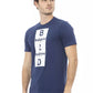 Blue Cotton Men T-Shirt - SEHABRANDS