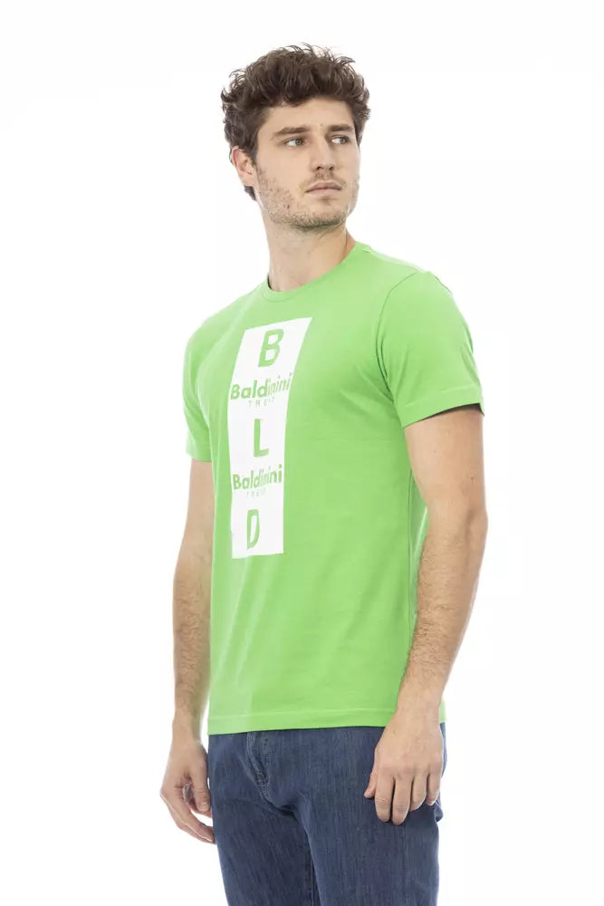 Green Cotton Men T-Shirt - SEHABRANDS