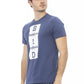 Blue Cotton Men T-Shirt - SEHABRANDS