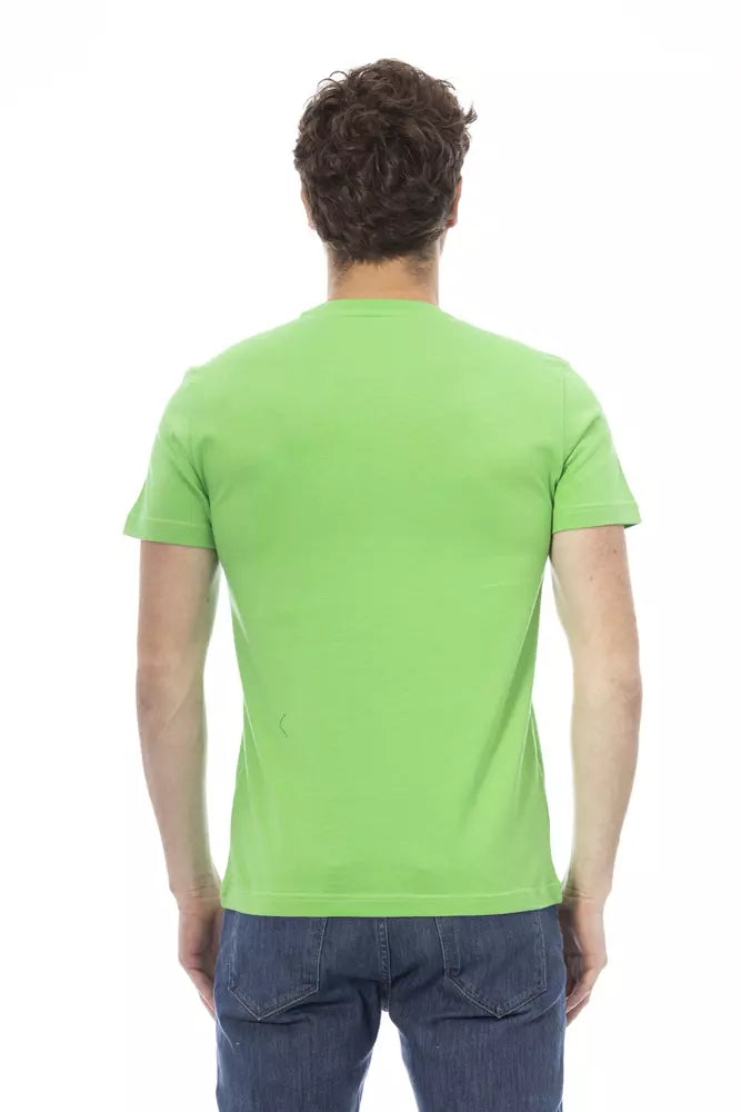 Green Cotton Men T-Shirt - SEHABRANDS