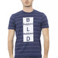 Blue Cotton Men T-Shirt - SEHABRANDS