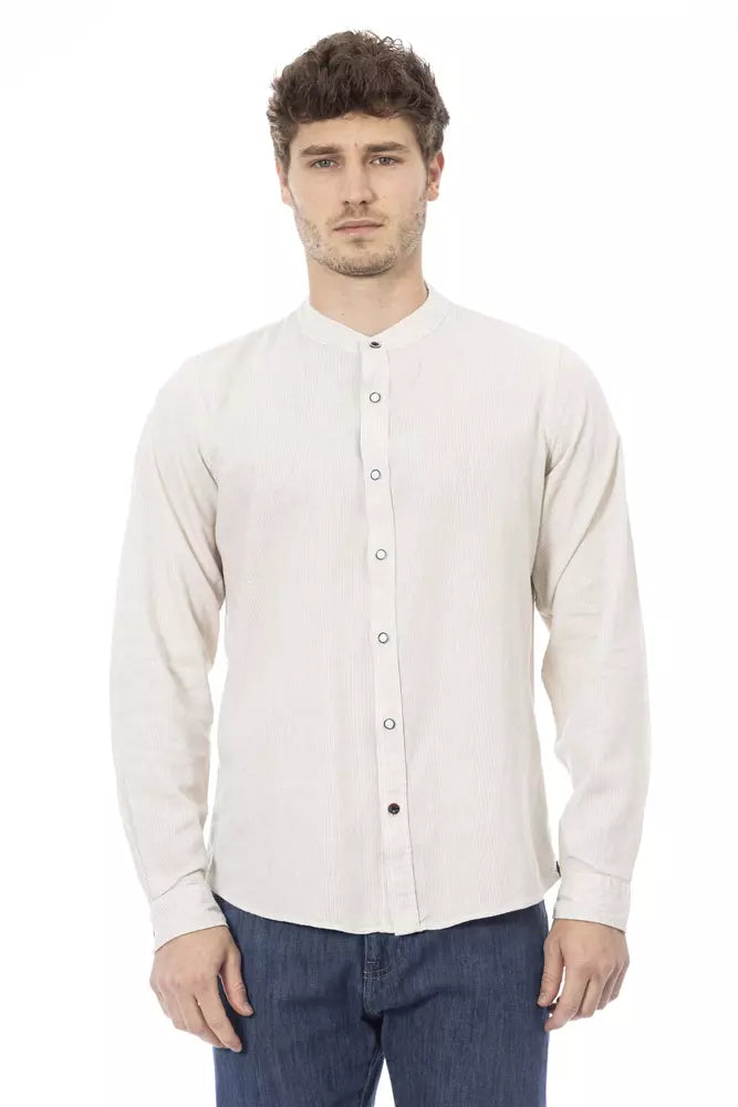 White Rayon Men Shirt - SEHABRANDS