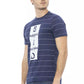 Blue Cotton Men T-Shirt - SEHABRANDS