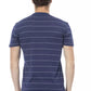 Blue Cotton Men T-Shirt - SEHABRANDS