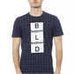 Blue Cotton Men T-Shirt - SEHABRANDS