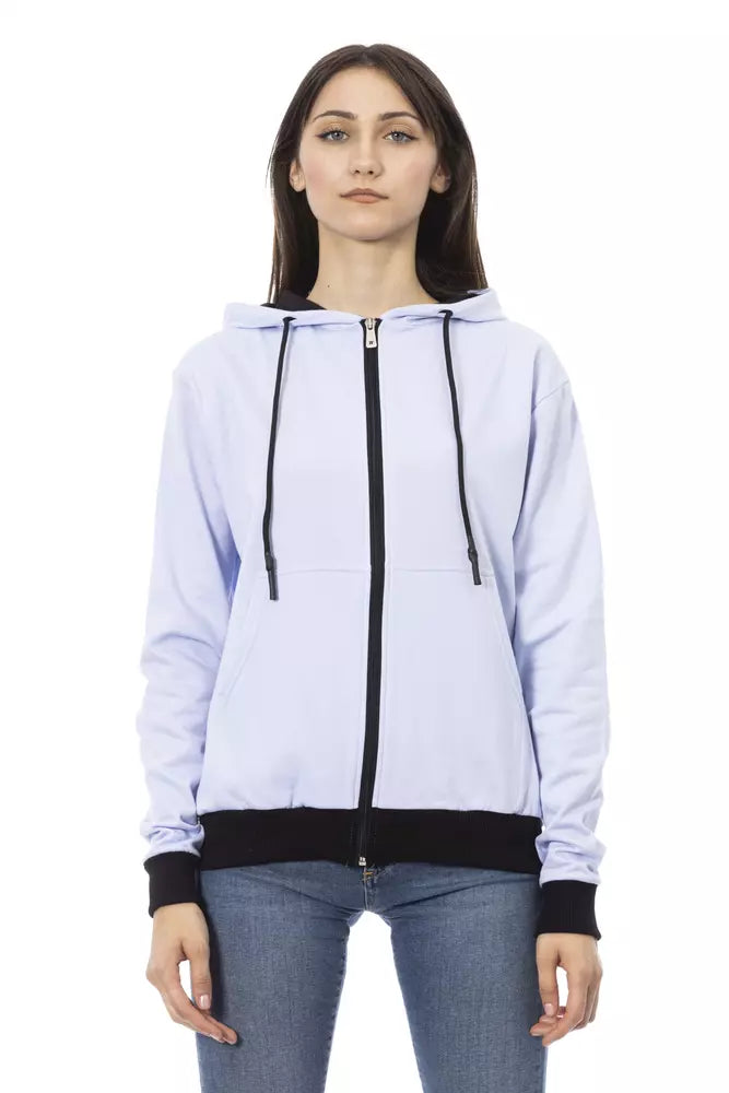 Purple Cotton Women Sweater - SEHABRANDS