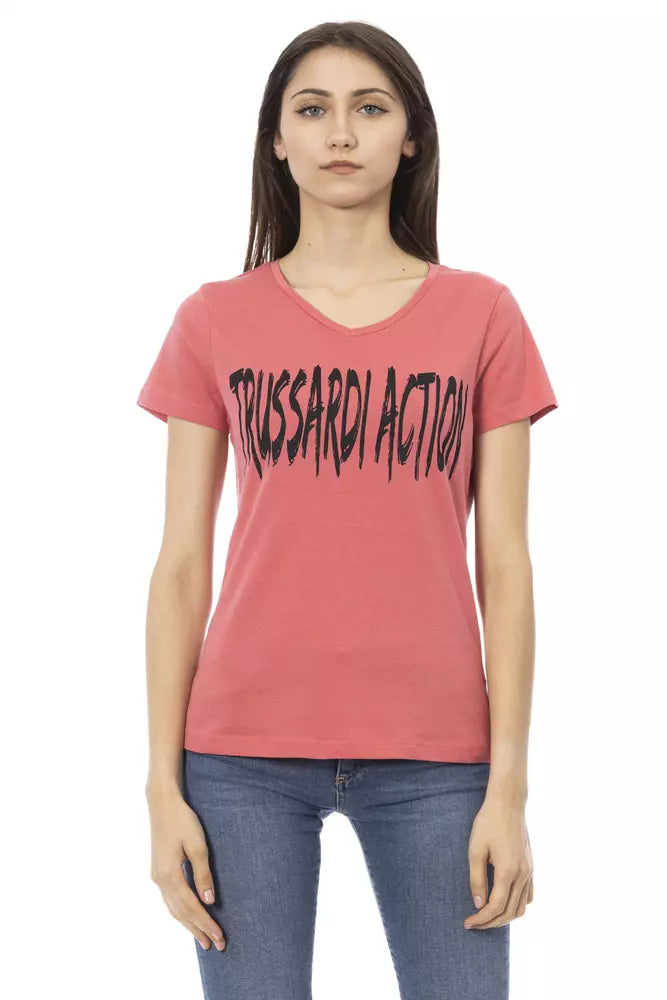 Pink Cotton Women Top - SEHABRANDS