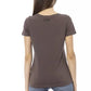 Brown Cotton Women Top - SEHABRANDS