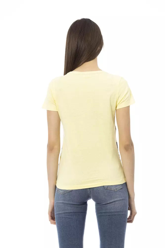 Yellow Cotton Women Top - SEHABRANDS