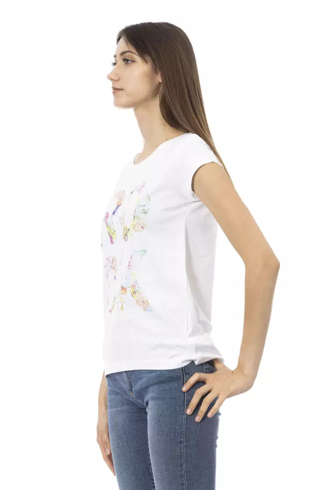 White Cotton Women Top - SEHABRANDS