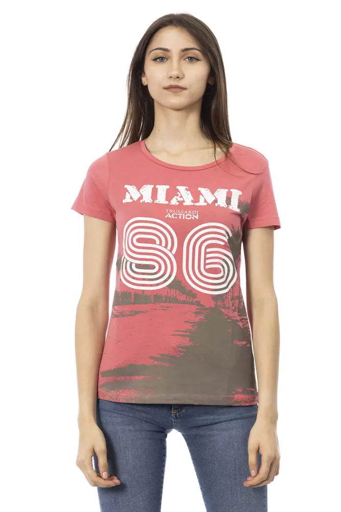 Pink Cotton Women Top - SEHABRANDS