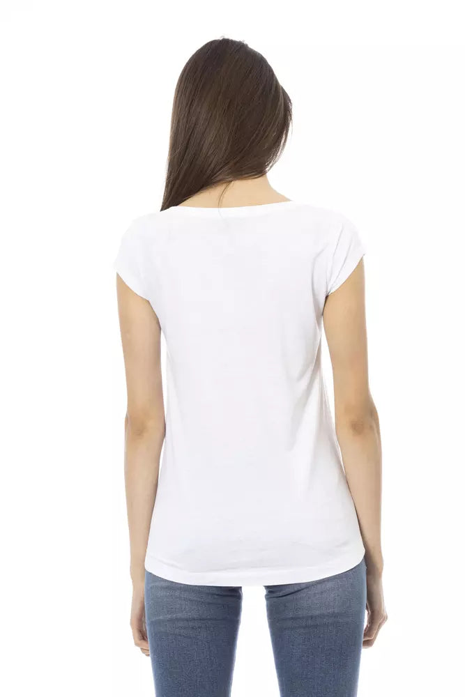 White Cotton Women Top - SEHABRANDS