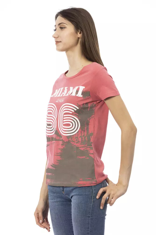 Pink Cotton Women Top - SEHABRANDS