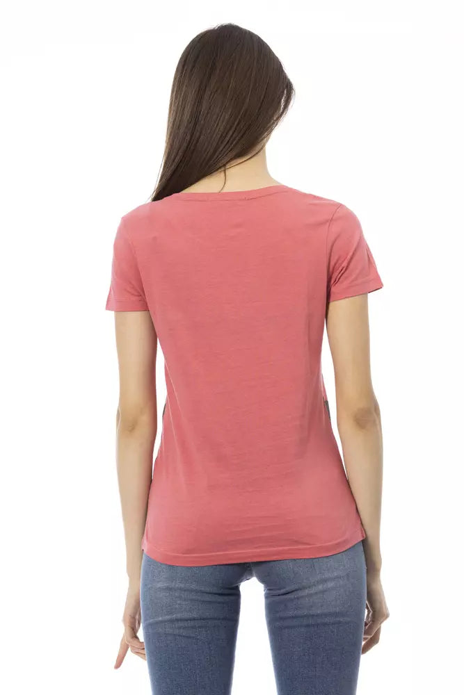 Pink Cotton Women Top - SEHABRANDS