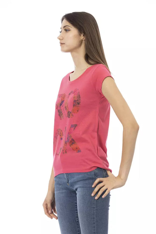 Pink Cotton Women Top - SEHABRANDS