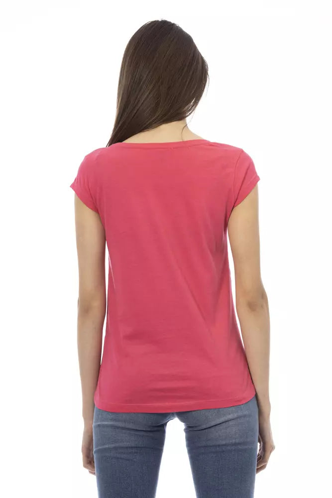 Pink Cotton Women Top - SEHABRANDS