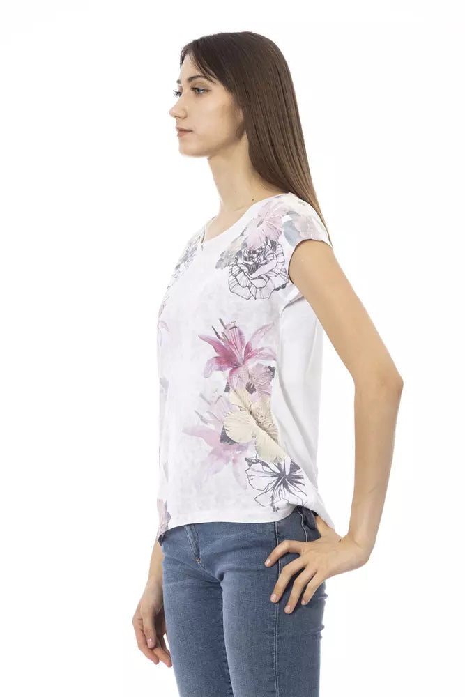 White Cotton Women Top - SEHABRANDS