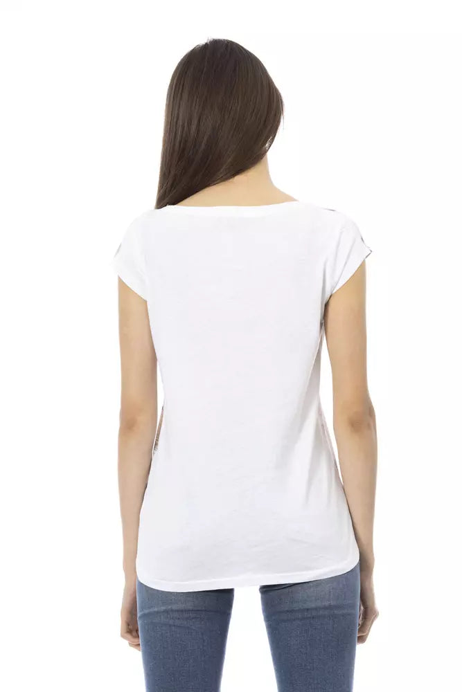 White Cotton Women Top - SEHABRANDS