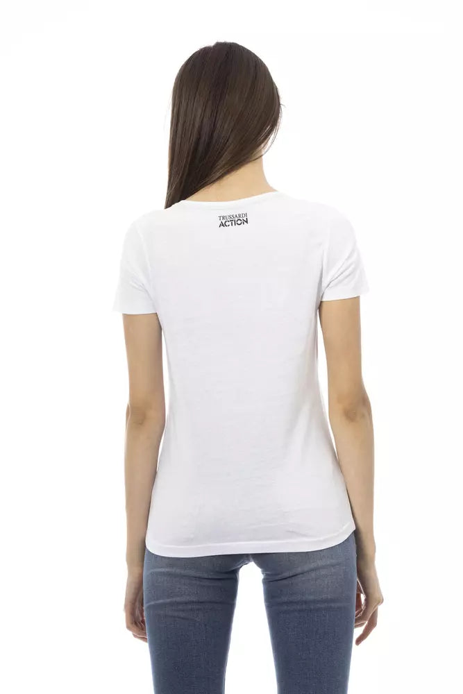 White Cotton Women Top - SEHABRANDS