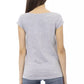 Gray Cotton Women Top - SEHABRANDS