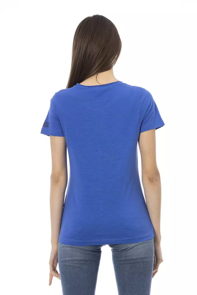 Blue Cotton Women Top - SEHABRANDS