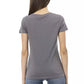 Gray Cotton Women Top - SEHABRANDS