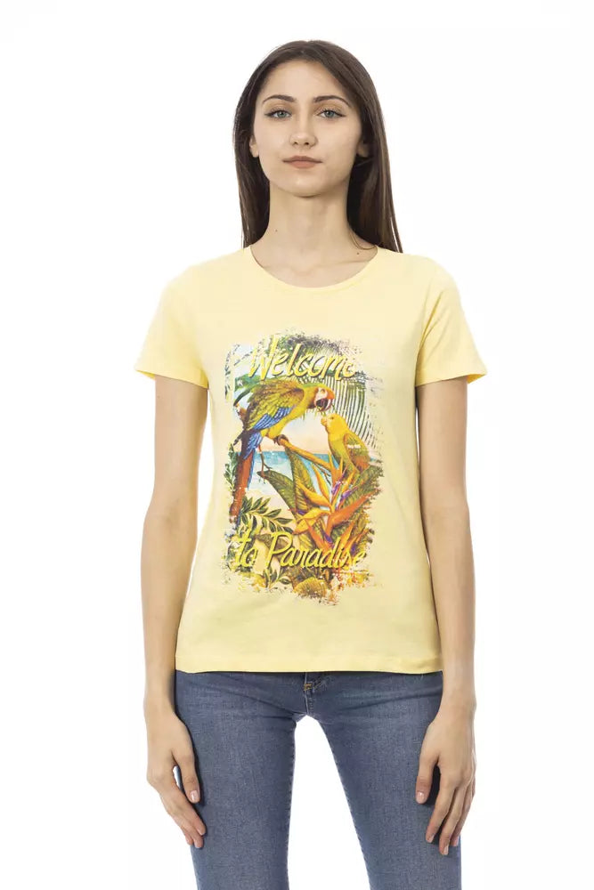 Yellow Cotton Women Top - SEHABRANDS